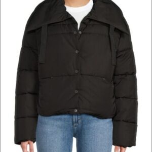 Noize Yasmin Oversized Collar Puffer Jacket